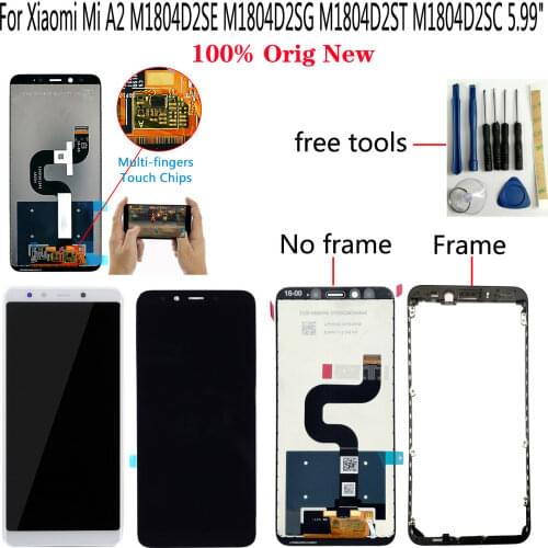 For Xiaomi Mi A2 M1804D2SE M1804D2SG M1804D2ST M1804D2SC LCD Display Touch Screen