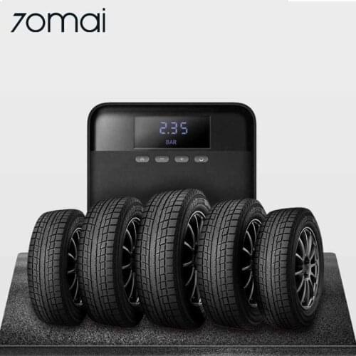 70Mai Smart Car Inflator Tire Inflatable Air Pump Fast Charge DC12V Youth Edition LED Digital Tire Inflation Pump