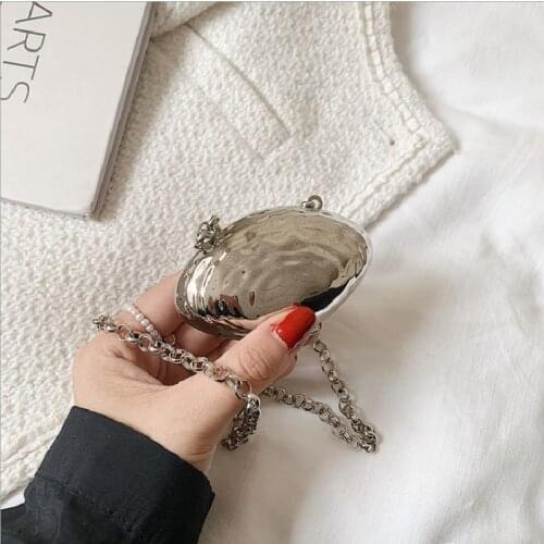 Womens Crossbody Bag Chic Fashion Mini Shell Bag Female New Design Chain Solid Color Small Shoulder Messenger Bag Сумка Женская