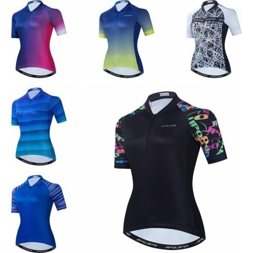 2021 Cycling Jersey Womens Summer Short Sleeve Cycle Shirts Top Black Bicycle Clothing Ropa Ciclismo quick dry Bike clothes wear