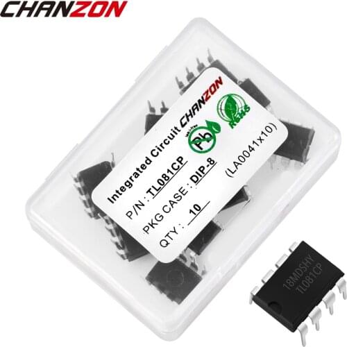10PCS TL081CP TL081C TL081 DIP DIP8 IC Integrated Circuit Semiconductor New Original Chipset In Stock