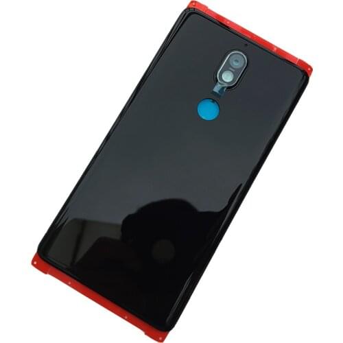BINYEAE Glass Battery Cover For Nokia 7 TA-1041 TA-1042 Rear Housing Back Case With Camera Lens+Logo