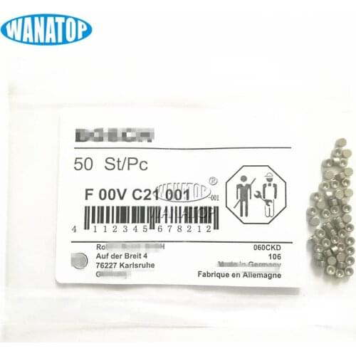 Common Rail Ball Seat F00VC21001 F 00V C21 001 Ball Bearing FOOVC21001 for 0445120 injector steel ball (50 Pieces/bag)