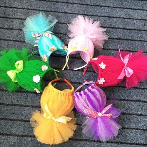 Trolls Baby Girl Flower Headband Kids Pink Lavender Green Aqua Hot Pink Bow Lace Headbands Children Cosplay Troll Head Hairbands