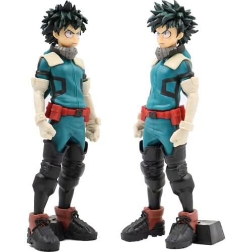 25CM Japanese Anime My Hero Academia Midoriya Izuku Model Figure Action Toys The Heroes Car Ornaments Doll Adult Kids Decor Gift