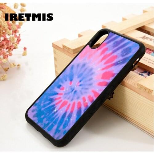 Iretmis 5 5S SE 6 6S TPU Silicone Rubber Phone Case Cover for iPhone 7 8 Plus X Xs 11 12 MINI Pro Max XR Bubblegum Swirl