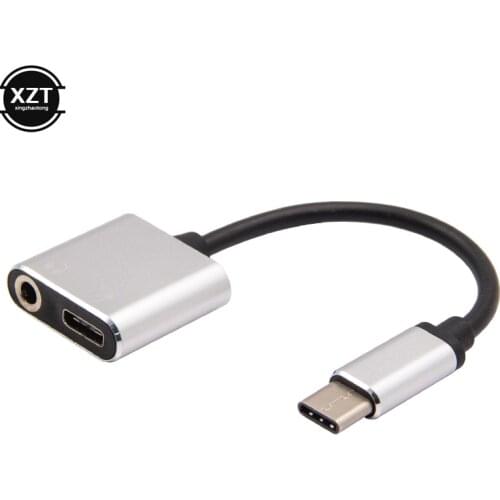 USB Type C Audio Adapter Type-C to 3.5mm Jack Earphone Converter Cable for Xiaomi Mi 6 Samsung S8 Huawei mate 9 LG G5 G6