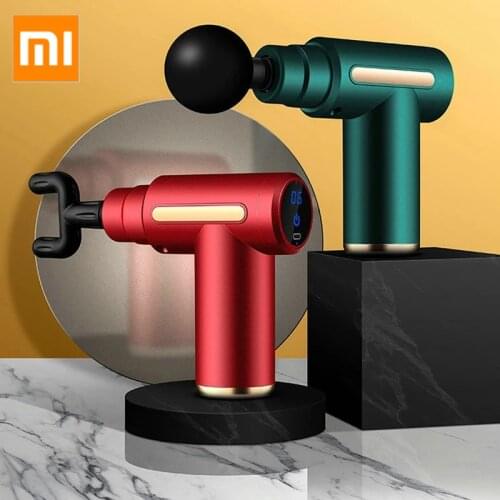 XIAOMI Muscle Massage Gun Mini Pocket Vibration Electric Back Neck Massager Gun for Body Deep Relief Pain Slimming Body Massager