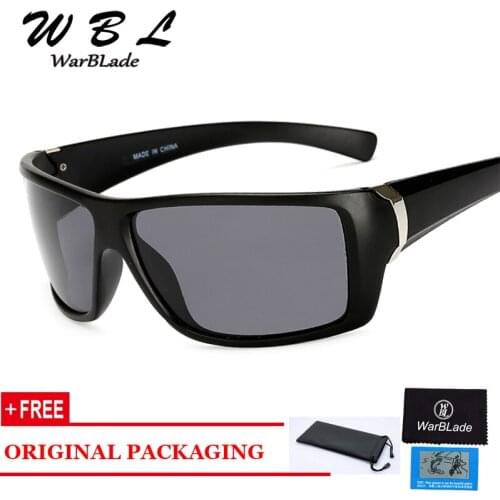 WarBLade 2019 Mens Fashion Polarized Sunglasses Square Mirror Eyewears For Men Driving Glasses Goggle Protection KP1018