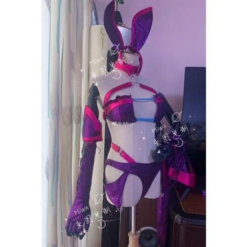 [Customized] Anime Fate/Stay Night FGO Medusa Rider Lovely Bunny Girl Outfit Cosplay Costume Carnival Halloween Party Suit