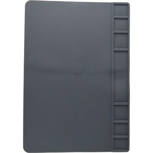 NEW-490X350X5mm Heat Insulation Pad Desk Mat Heat-Resistant Maintenance Platform for BGA Soldering Phone Repair Station