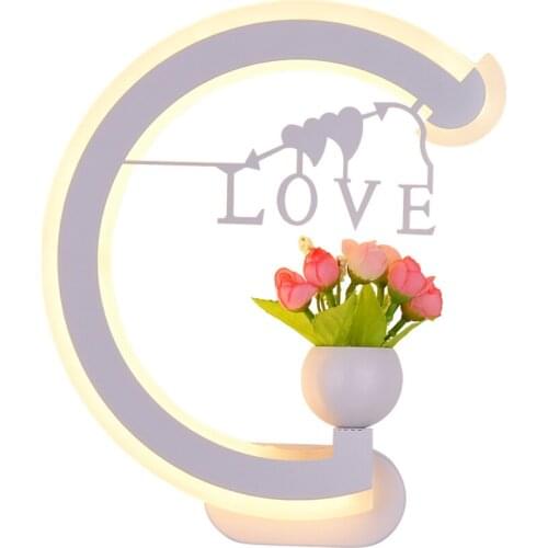 Nordic LED Wall Lamp Creative Bedroom Bedside Light Personality Living Room Decoration Wall Light Simple Study Bathroom led Lamp