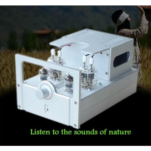 New FU32 A100 Dual Channel HIFI Push-pull Tube Power Amplifier 10WX2