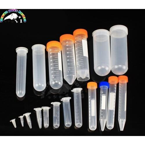 1000pcs Disposable Plastic Centrifuge Tubes Non-Sterile Test Tubes Sterile PP Conical Centrifuge Tube Laboratory supplies