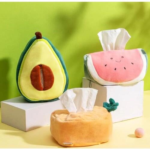 Personalized Fruit Tissues Creative Tissue Boxes Pumping Box Car Decorations Living Room Decorations Tissue Boxes Napkin Holders