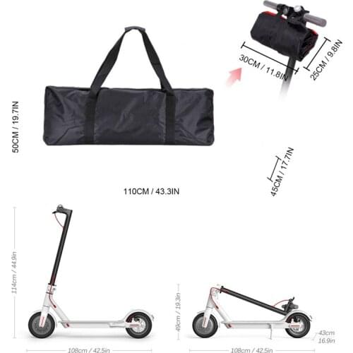 Portable Oxford Cloth Scooter Bag Carrying Bag for Xiaomi Mijia M365 Electric Skateboard Bag Handbag Waterproof Tear Resistant
