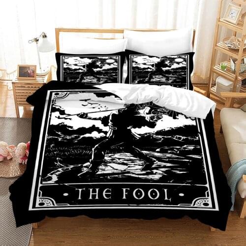 Tarot Cards The Empress World Strength Prophecy Board Bedding Set Bed Sheet And Quilt Cover Pillowcase Bedroom Soft Cotton