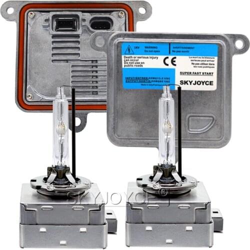 SKYJOYCE 55W D1S D3S D8S Xenon HID Replacement Bulb Kit OEM 10R-034663 A71177E00DG Super Bright 5500K All Metal Bulb D8S HID KIT