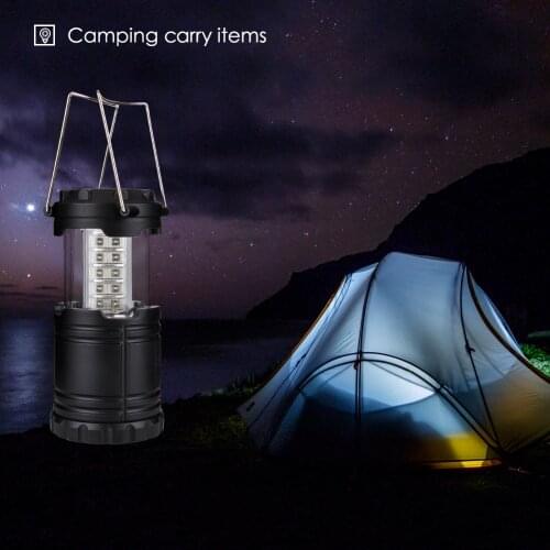 Outdoor Camping Portable Light 30 LED Tent Lamp Waterproof Light Emergency Light Portable Lantern Working Lighting Flashlight