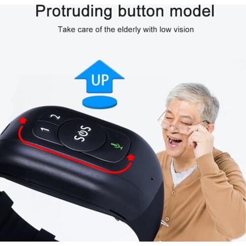 V48 IP67 Waterproof 4G LTE GSM Elderly SOS Button Wristband Bracelet Emergency Alarm gps tracker bracelet for the elderly Stray