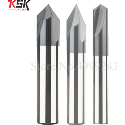 Tungsten Steel Chamfering Milling Cutter 60 90 120 Degree Coated 3 Flute High quality Carbide Chamfer End Mills 4mm 6mm 8mm