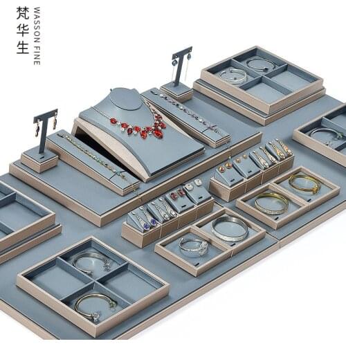 Jewelry sets shop display stand bracelet earrings ring necklace display stand counter window display props