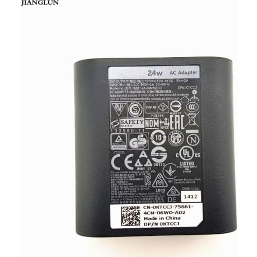 JIANGLUN 24W OEM AC Adapter Charger HA24NM130 KTCCJ For Dell Venue 11 Pro 11i 8 7 Tablet