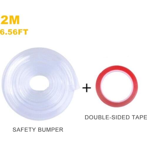 2m Baby Safety Corner Protection Strip Guards Transparent Table Edge Furniture Corner Protectors Soft PVC Bumper