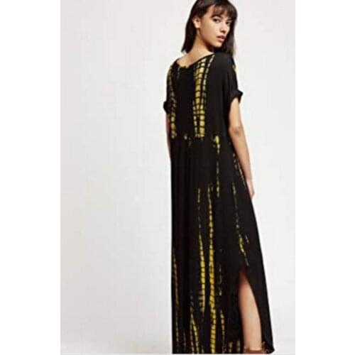 Printing Casual Woman Dress Short Sleeve Loose Bandage Dress 2020 New Summer Dress Woman