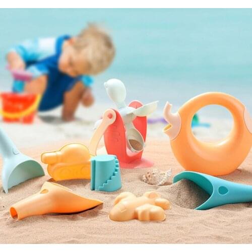 14-17Pcs Soft Rubber Kids Beach Sand Toys Baby Beach Game Play Set Children Sandbox Set Kit Summer Water Toys For Beach Bathroom