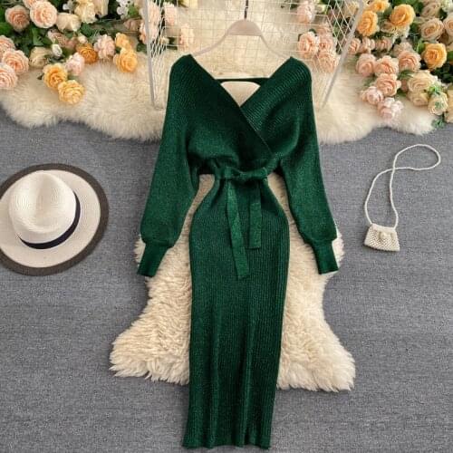 Модные трикотажные платья A.D.EAST China At AliExpress