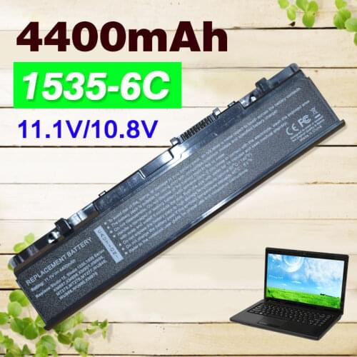4400mAH Battery FOR Dell Studio A2990667 KM958 KM965 MT264 WU946 1535 1536 1537 1555 1557 1558 PP33L PP39L 312-0701 312-0702