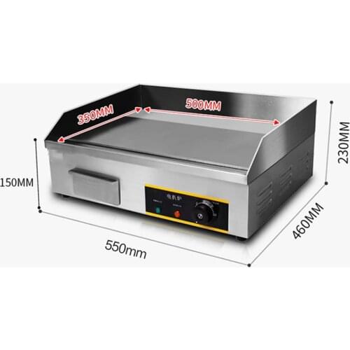 Electric griddle commercial fried egg squid teppanyaki fried rice fried steak electric griddle teppanyaki equipment