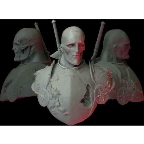 Resin Figure 1/10 ancient fantasy man bust Model Unassambled Unpainted Figure Building Kit