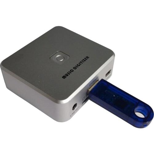 Music Digitizer Converter Audio capture recorder , Convert Analog Music to USB Flash disk/ SD Card /MP3 player, No pc Required
