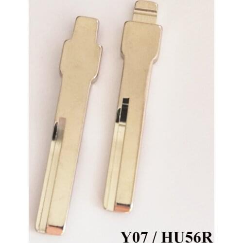 Good quality Y70 HU56R car key blank universal center groove remote key blade