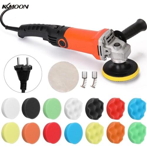 KKMOON Adjustable Speed 1200W 220V Electric Car Polisher Waxing Polishing Machine Automobile Furniture Polishing Tool Kits