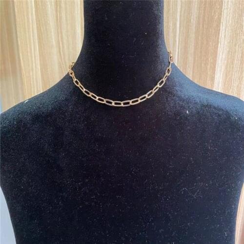 Minimalist Gold Simple Chain Necklaces Necklace For Women Mothers Day Gift Jewelry Collares