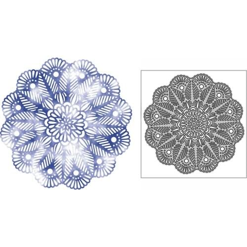 New Fine Flowery Doily Craft Embossing Mold 2021 Metal Cutting Dies for DIY Decorative Scrapbooking Album Card Making No Stamps
