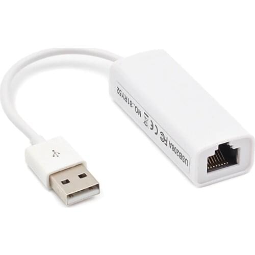 New USB 2.0 to RJ45 Network Card Lan Adapter For Mac OS Android Tablet PC Win 7 8 10 100Mbps High Quality RTL8152 IC No driver