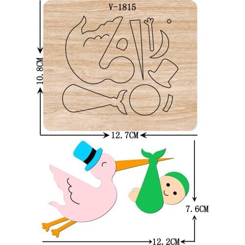 New child Wooden Dies Cutting Dies Scrapbooking /Multiple Sizes /V-1815