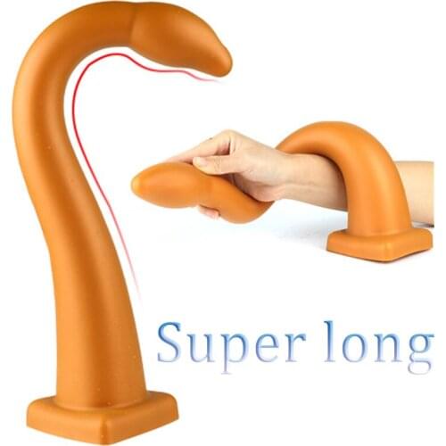 Super Long Anal Plug Silicone Big Butt Plug G-Spot Stimulation Prostate Massager Erotic Anal Sex Toy Men Woman Gay Sex Shop