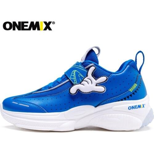 ONEMIX 2021 New Orthopedic Shoes for Children with Arch Support Corrective Leather Sneakers for Boys girls kids Running Shoes