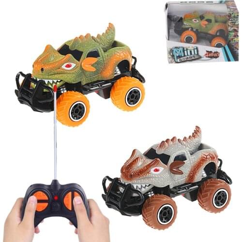 RC Car Dinosaur Toys Mini Dinosaur Remote Control Truck Christmas Gift Remote Control Car Toys For Children Gift