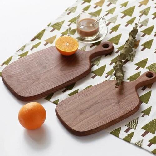 Black walnut chopping board Bread board Sushi plate Real wood tray Pizza board Cutting board Chopping Blocks
