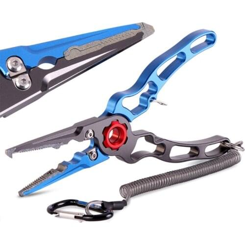 Hook Remover Braid Line Cutting Fishing Pliers,Titanium Alloy Clamp Head Fishing Gear,Saltwater Resistant Fishing Tool