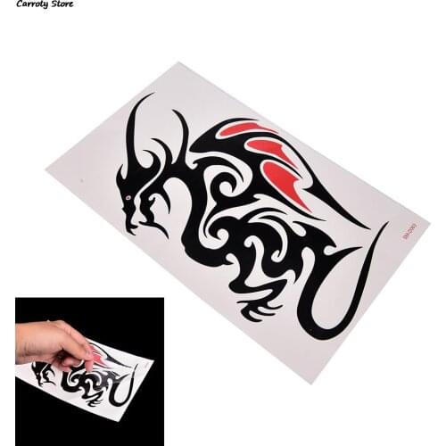 Waterproof 1 Sheet Big Large Full Back Chest Tattoo Sticker Wolf Tiger Dragon Body Art Temporary for Women Men Tattoo