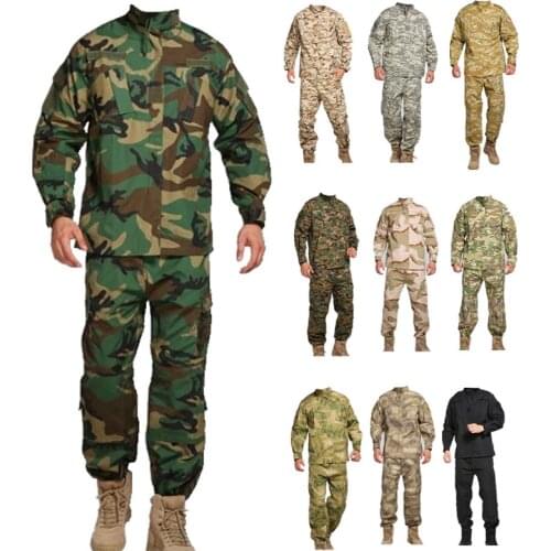 Military Uniform Combat Shirts Tactical Windproof Jackets Tactical Jacket Army Clothing Tops Army Clothes Autumn Mens Jacket