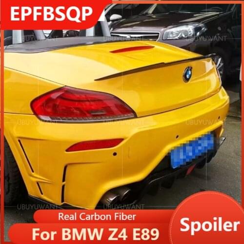 EPFBSQP Carbon Fiber Rear Spoiler for BMW Z4 E89 8i 20i 23i 28i 30i 35i 2009 - 2016 Lip Wing Spoiler Car Tail Trunk Decoration