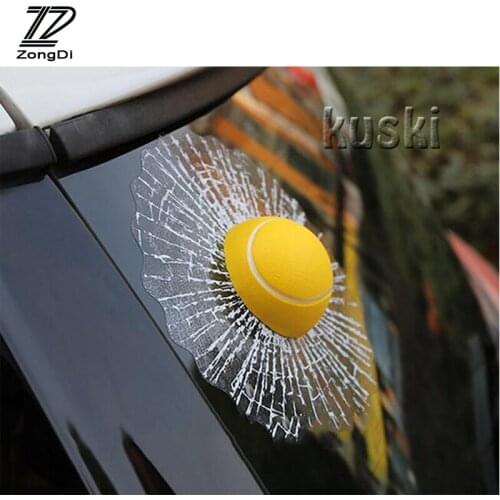 ZD Car Styling Tennis Hits Car Window Sticker for BMW E39 E90 E60 E36 F30 F10 E34 E30 Mini Cooper Audi A4 B8 A3 A6 C6 Q5 A5 2017